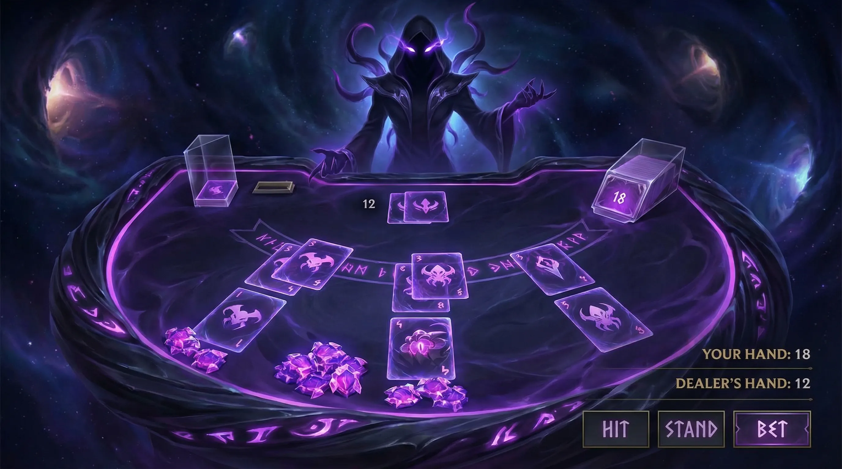 Mesa de Blackjack do Vazio segurobet